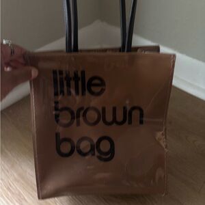 Bloomingdale's Brown Mini Tote Bag